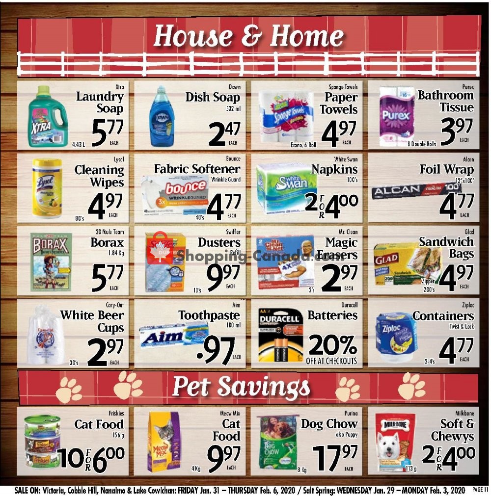 Country Grocer flyer from Friday January 31, 2020 to Thursday February 6, 2020 - page 11
