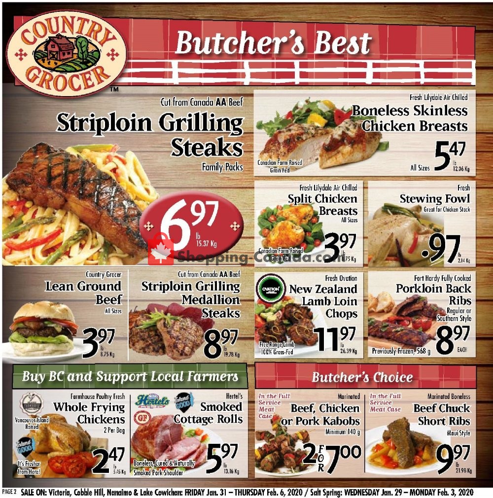 Country Grocer flyer from Friday January 31, 2020 to Thursday February 6, 2020 - page 2