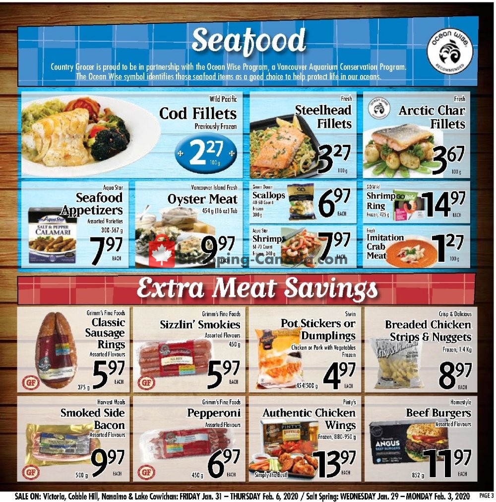 Country Grocer flyer from Friday January 31, 2020 to Thursday February 6, 2020 - page 3