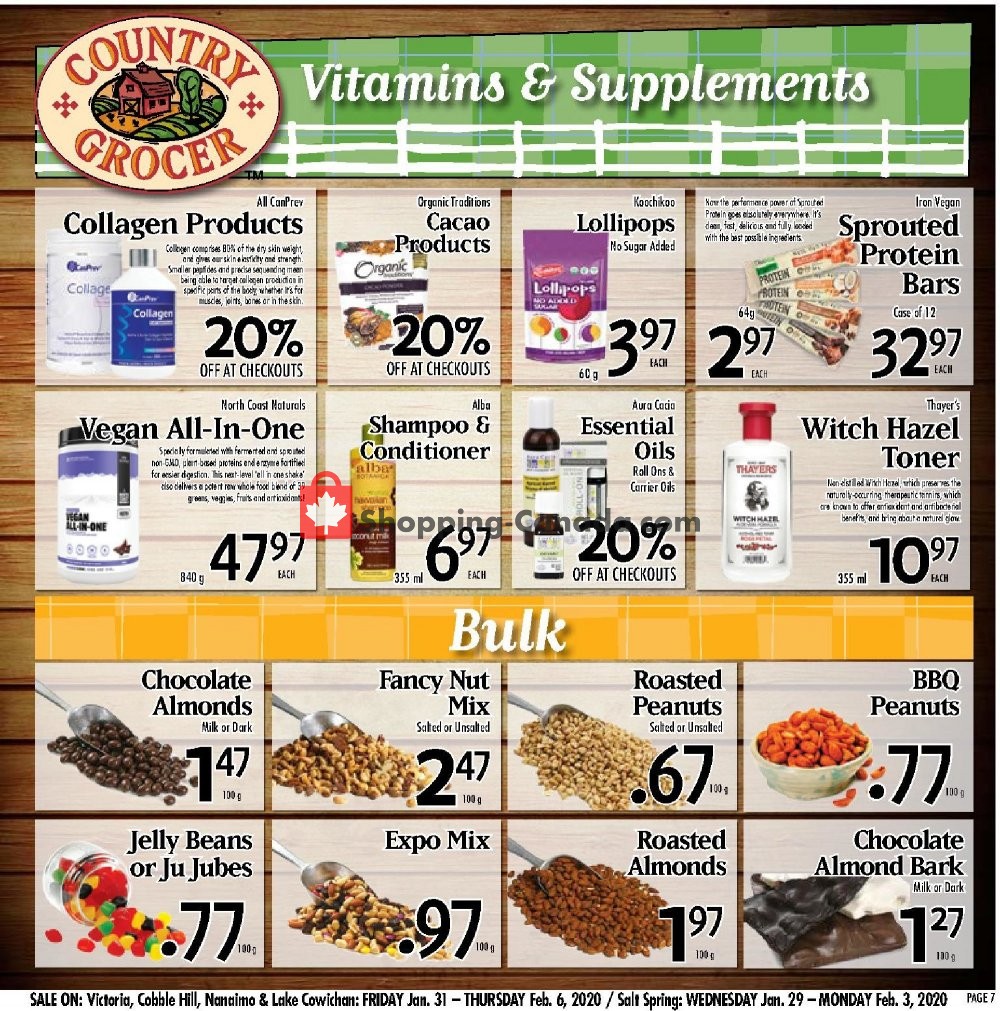Country Grocer flyer from Friday January 31, 2020 to Thursday February 6, 2020 - page 7