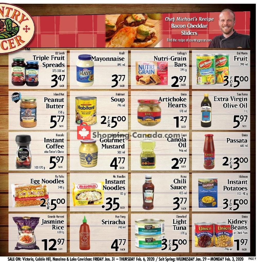 Country Grocer flyer from Friday January 31, 2020 to Thursday February 6, 2020 - page 9