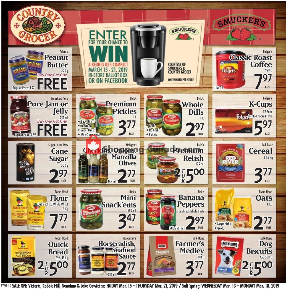 Country Grocer flyer from Friday March 15, 2019 to Thursday March 21, 2019 - page 10