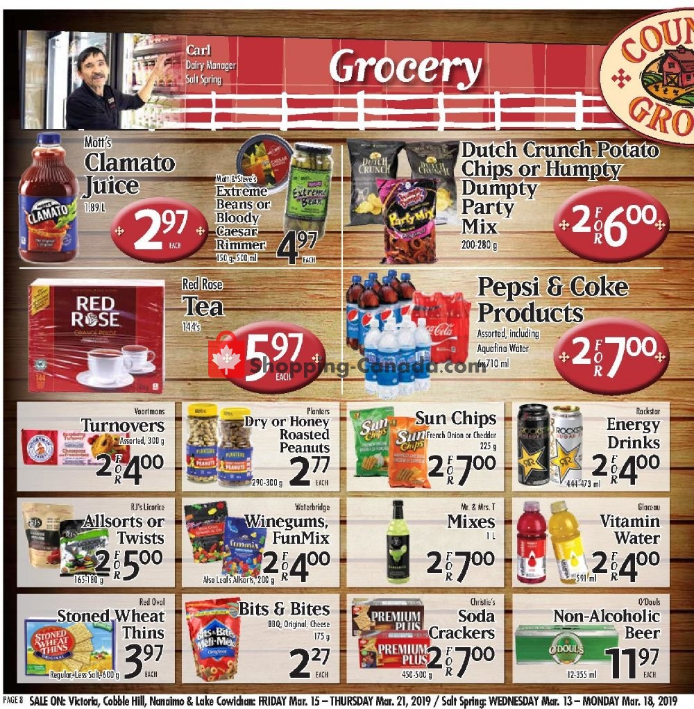 Country Grocer flyer from Friday March 15, 2019 to Thursday March 21, 2019 - page 8