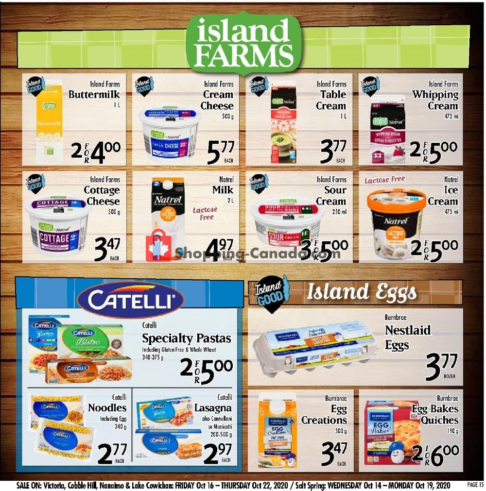 Country Grocer flyer from Friday October 16, 2020 to Thursday October 22, 2020 - page 15