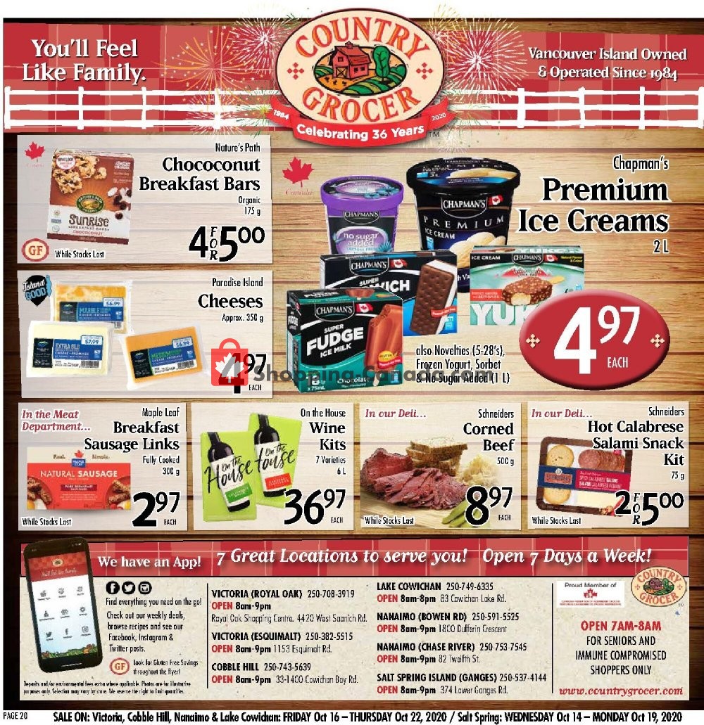Country Grocer flyer from Friday October 16, 2020 to Thursday October 22, 2020 - page 20