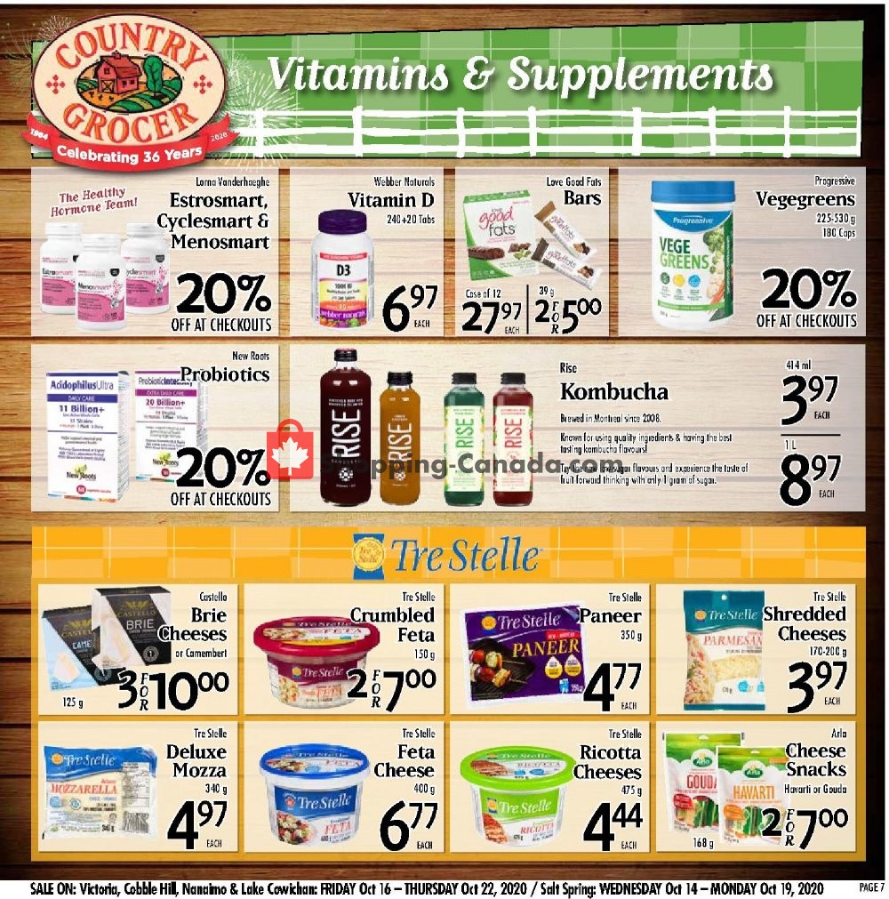 Country Grocer flyer from Friday October 16, 2020 to Thursday October 22, 2020 - page 7