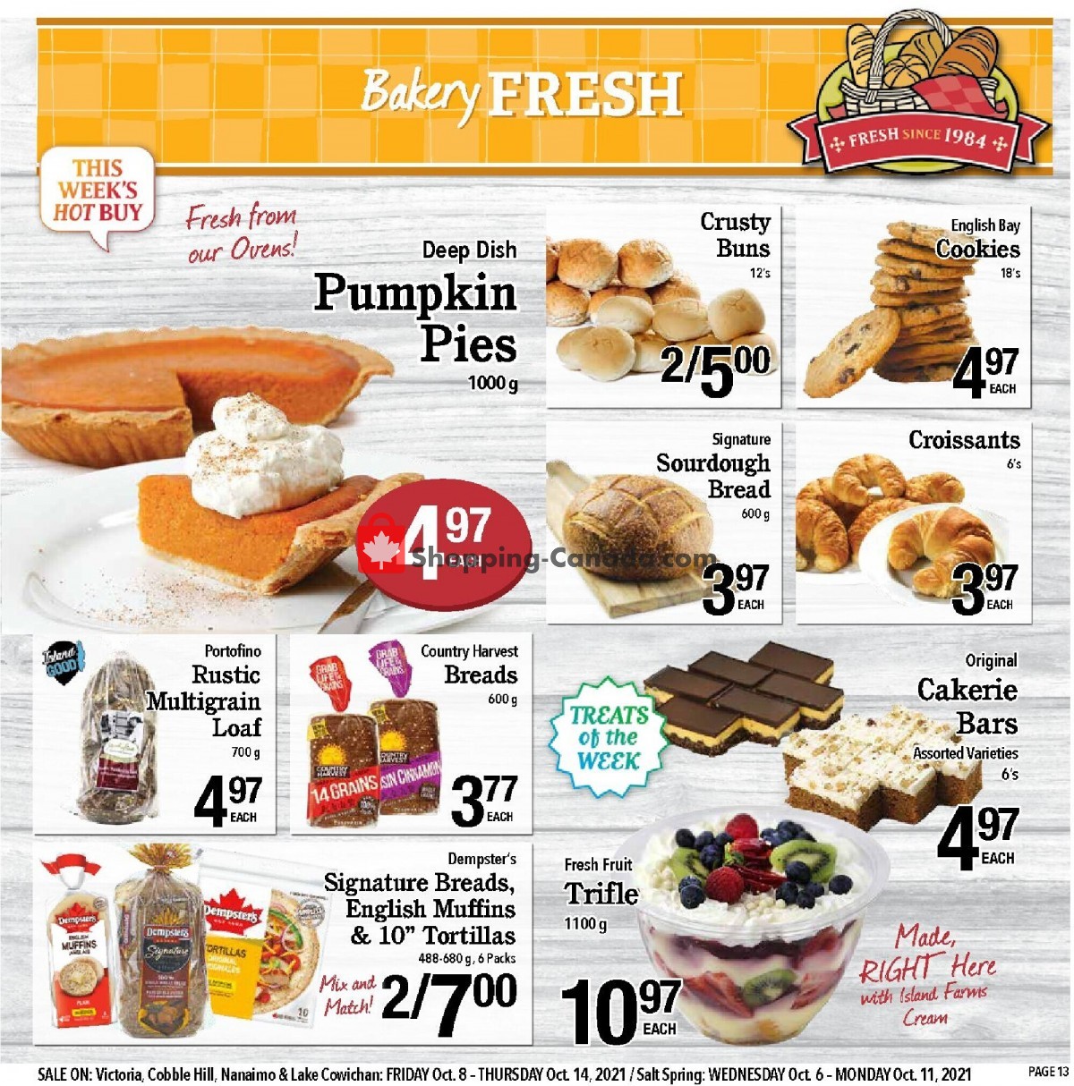 Country Grocer flyer from Friday October 8, 2021 to Thursday October 14, 2021 - page 13