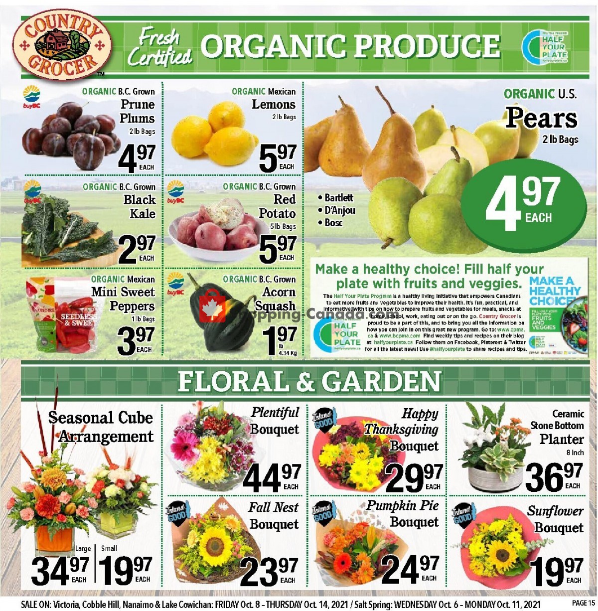 Country Grocer flyer from Friday October 8, 2021 to Thursday October 14, 2021 - page 15