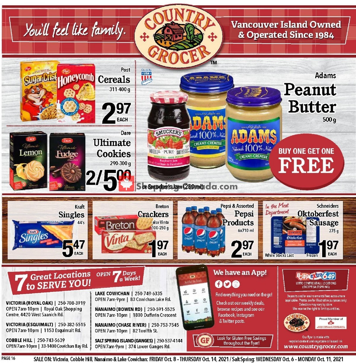 Country Grocer flyer from Friday October 8, 2021 to Thursday October 14, 2021 - page 16