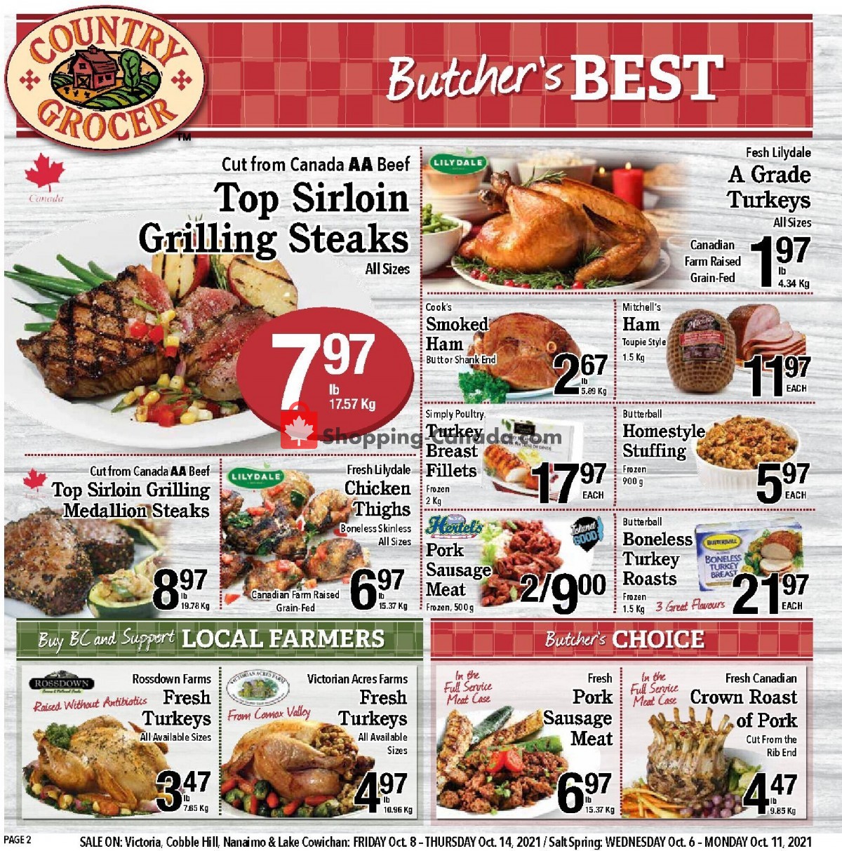 Country Grocer flyer from Friday October 8, 2021 to Thursday October 14, 2021 - page 2
