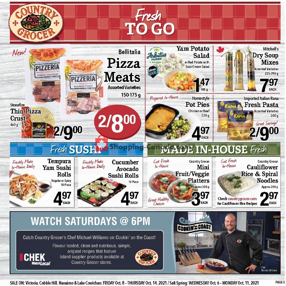 Country Grocer flyer from Friday October 8, 2021 to Thursday October 14, 2021 - page 5