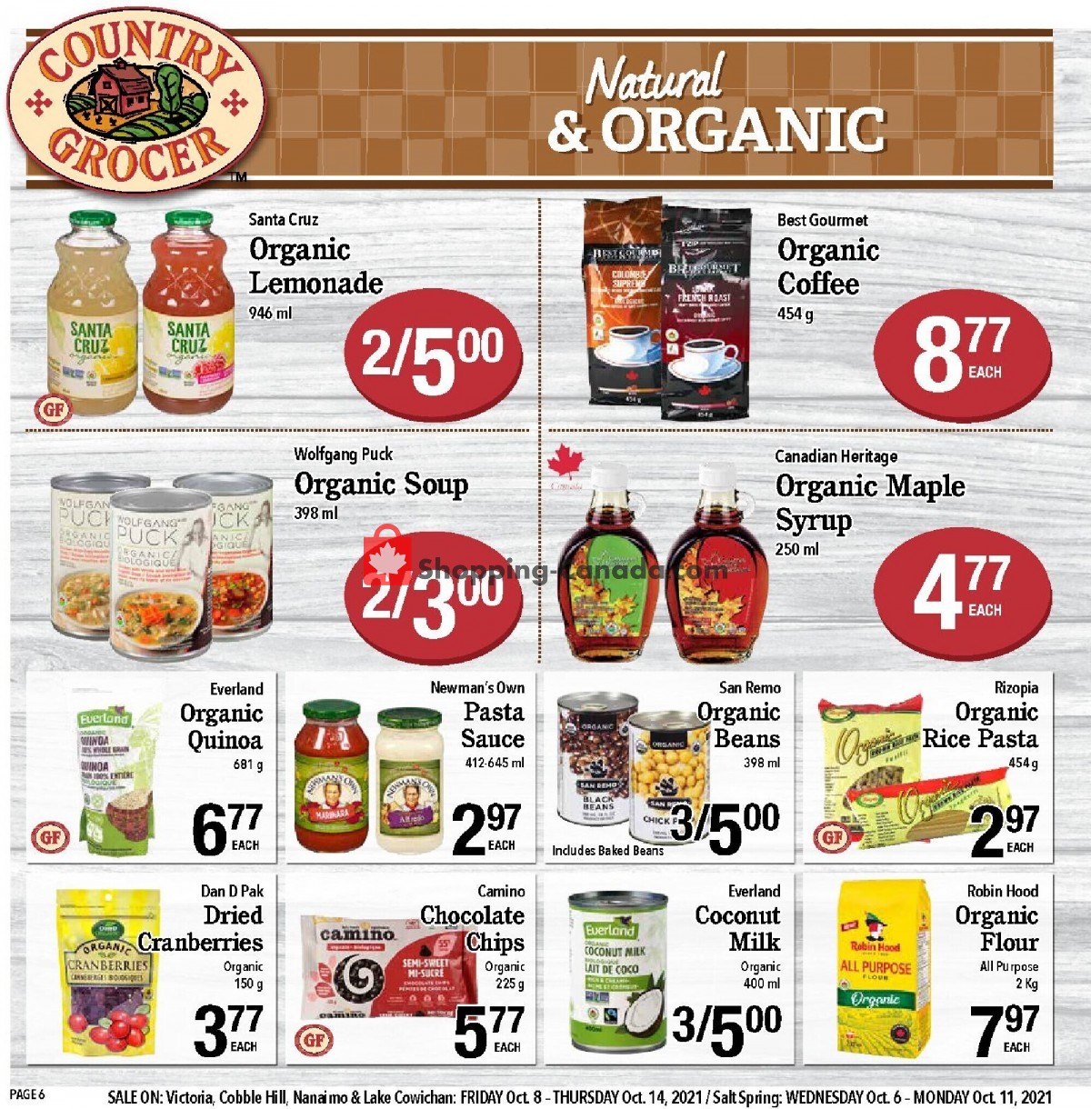 Country Grocer flyer from Friday October 8, 2021 to Thursday October 14, 2021 - page 6
