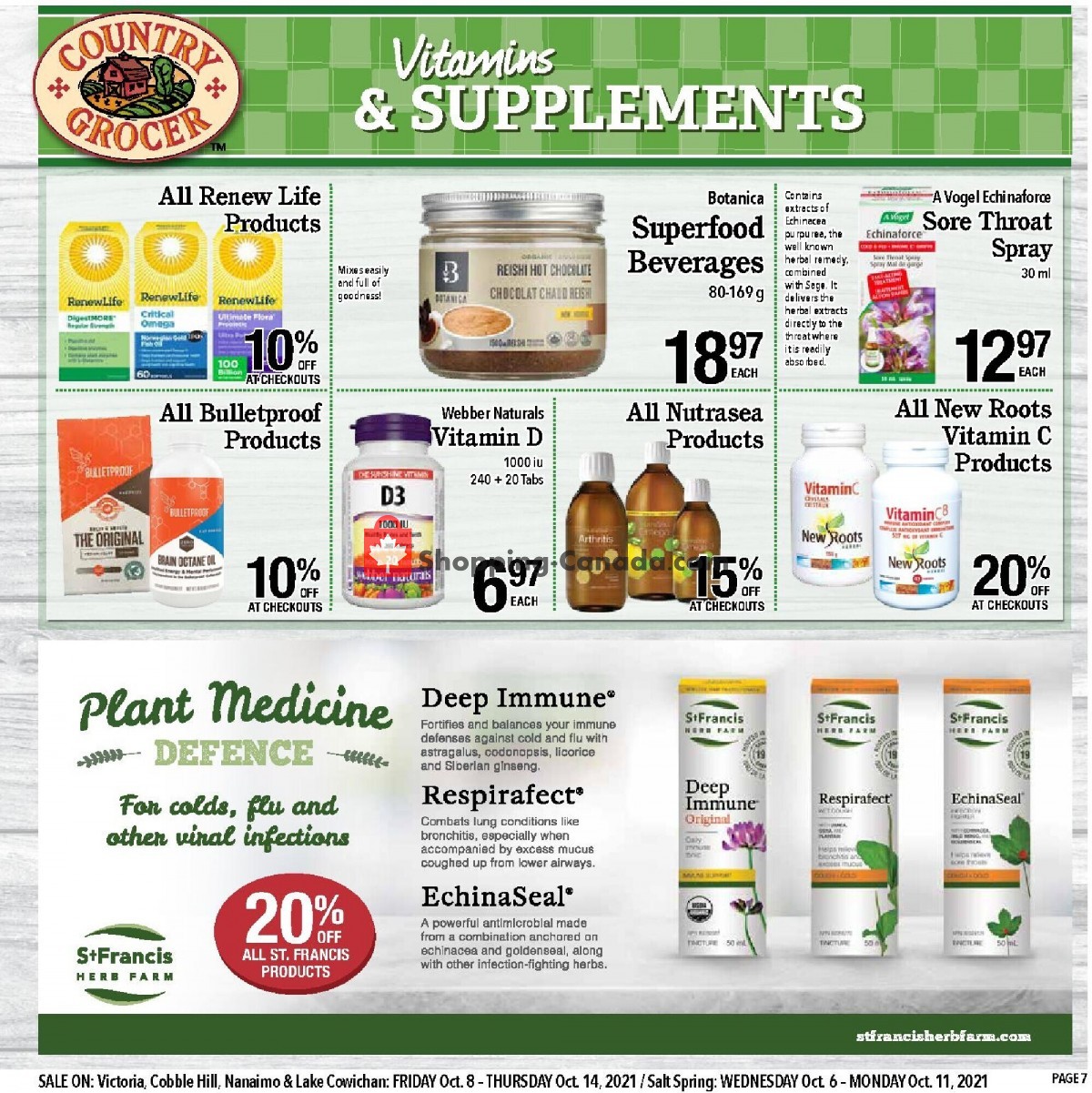 Country Grocer flyer from Friday October 8, 2021 to Thursday October 14, 2021 - page 7