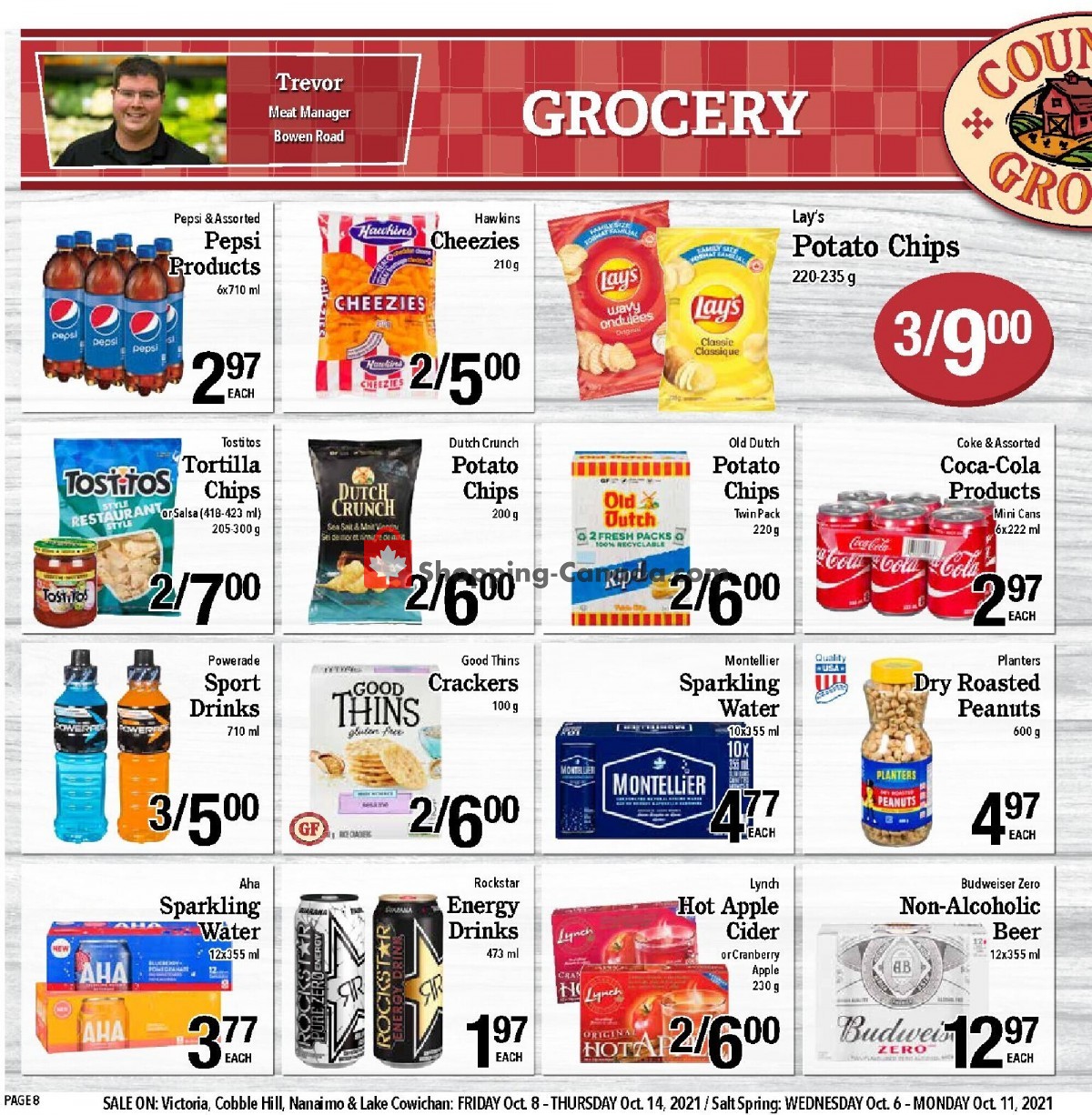 Country Grocer flyer from Friday October 8, 2021 to Thursday October 14, 2021 - page 8