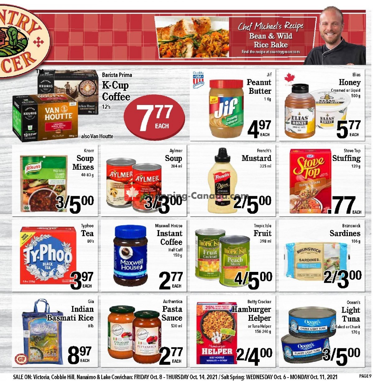Country Grocer flyer from Friday October 8, 2021 to Thursday October 14, 2021 - page 9