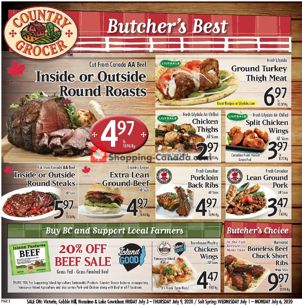 Country Grocer flyer from Friday July 3, 2020 to Thursday July 9, 2020 - page 2
