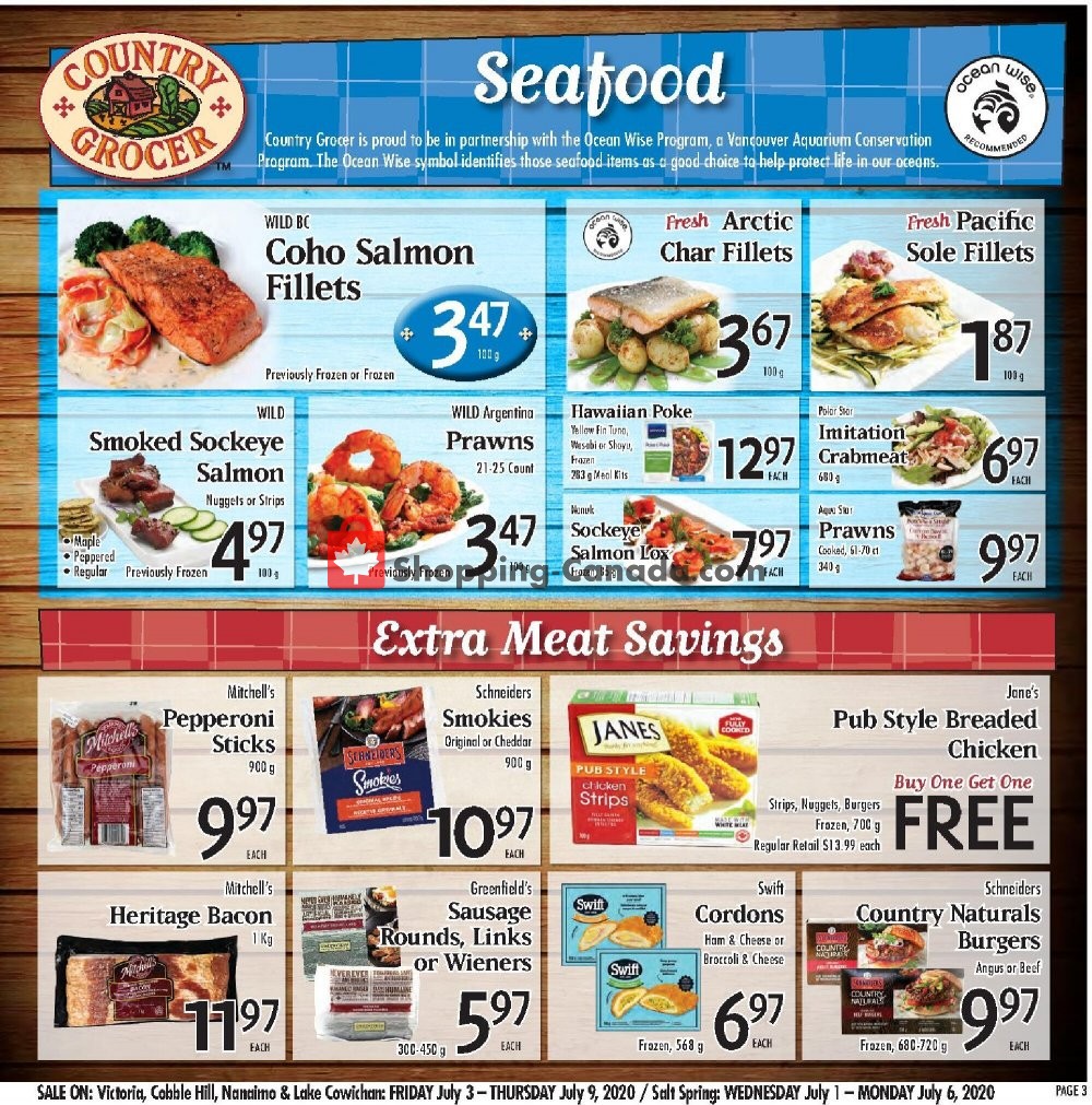 Country Grocer flyer from Friday July 3, 2020 to Thursday July 9, 2020 - page 3