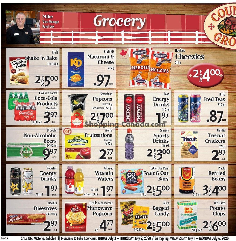 Country Grocer flyer from Friday July 3, 2020 to Thursday July 9, 2020 - page 6