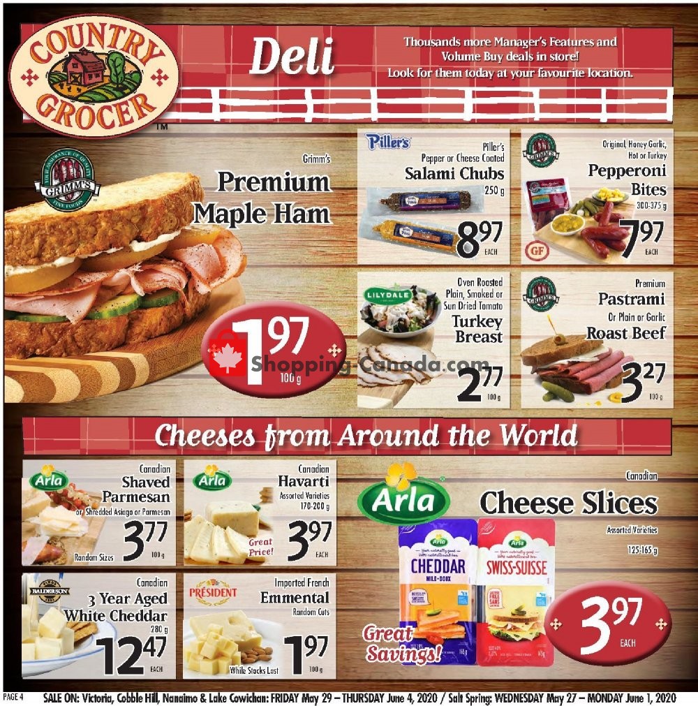 Country Grocer flyer from Friday May 29, 2020 to Thursday June 4, 2020 - page 4