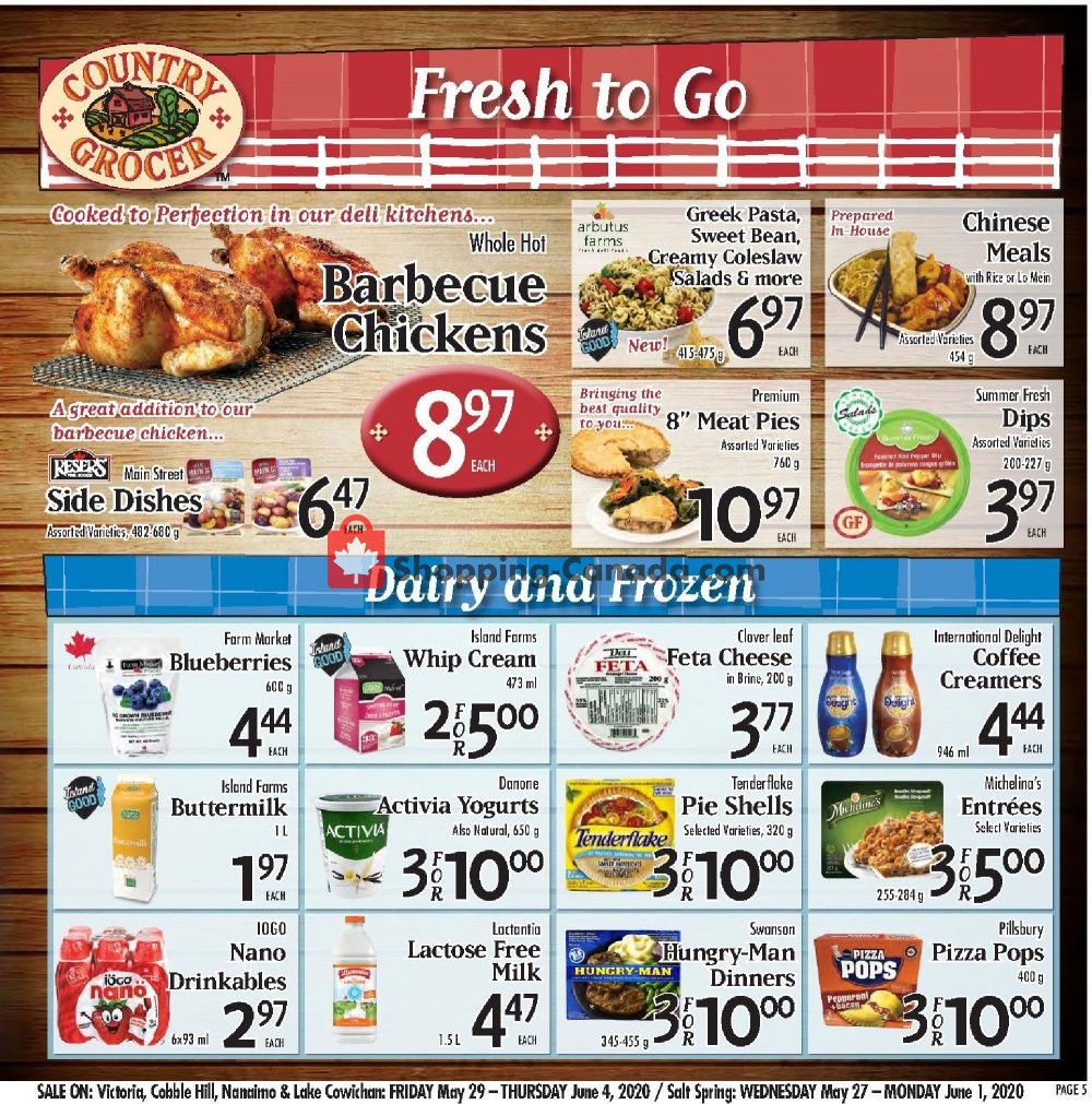 Country Grocer flyer from Friday May 29, 2020 to Thursday June 4, 2020 - page 5
