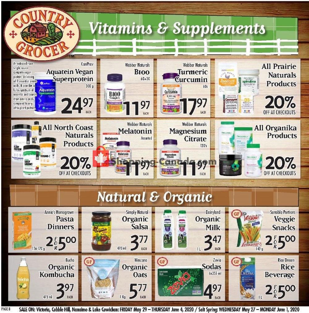 Country Grocer flyer from Friday May 29, 2020 to Thursday June 4, 2020 - page 8