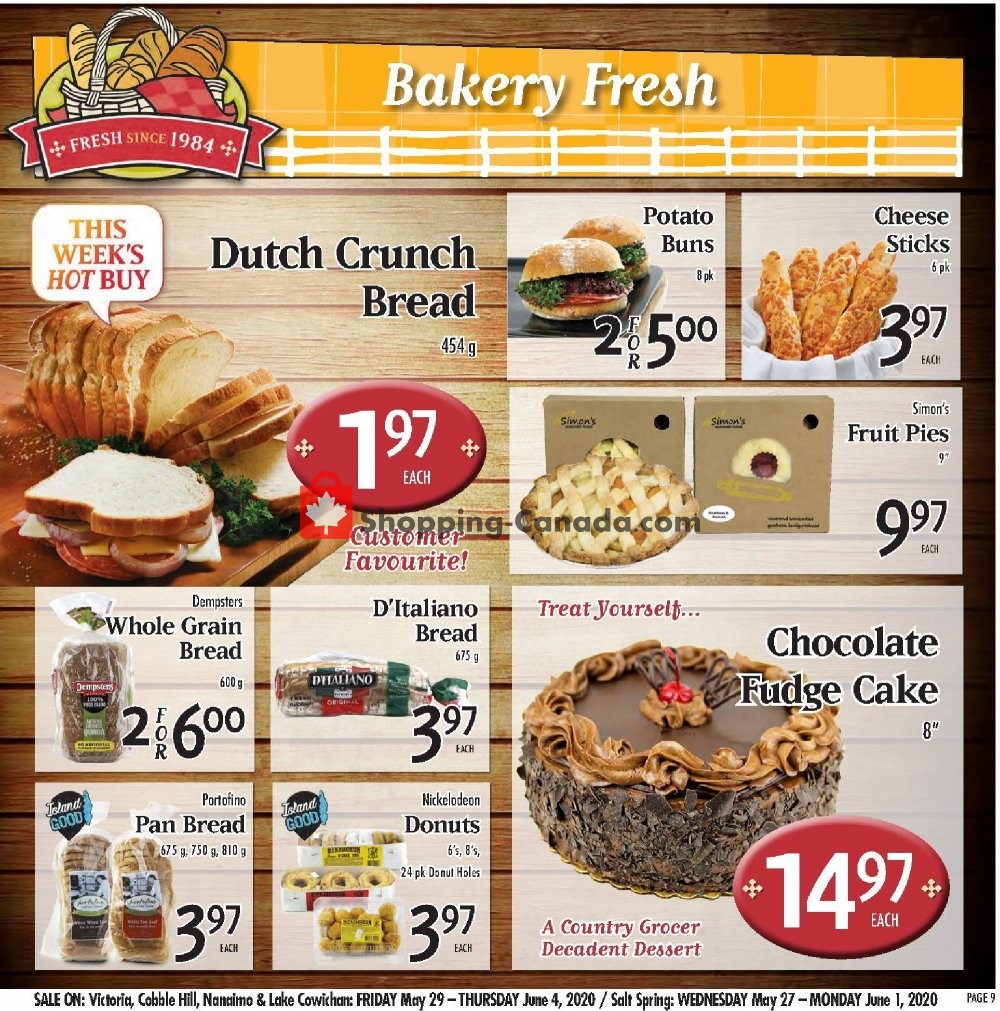 Country Grocer flyer from Friday May 29, 2020 to Thursday June 4, 2020 - page 9