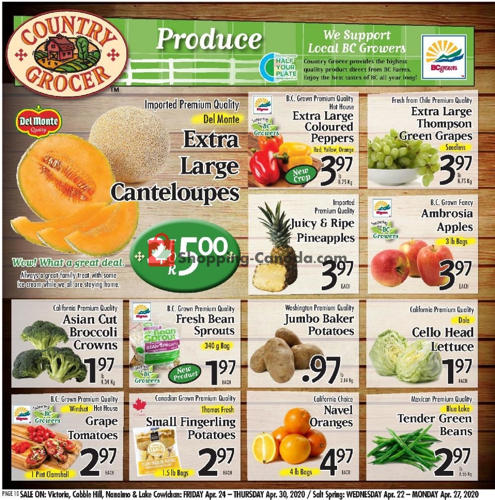 Country Grocer flyer from Friday April 24, 2020 to Thursday April 30, 2020 - page 10