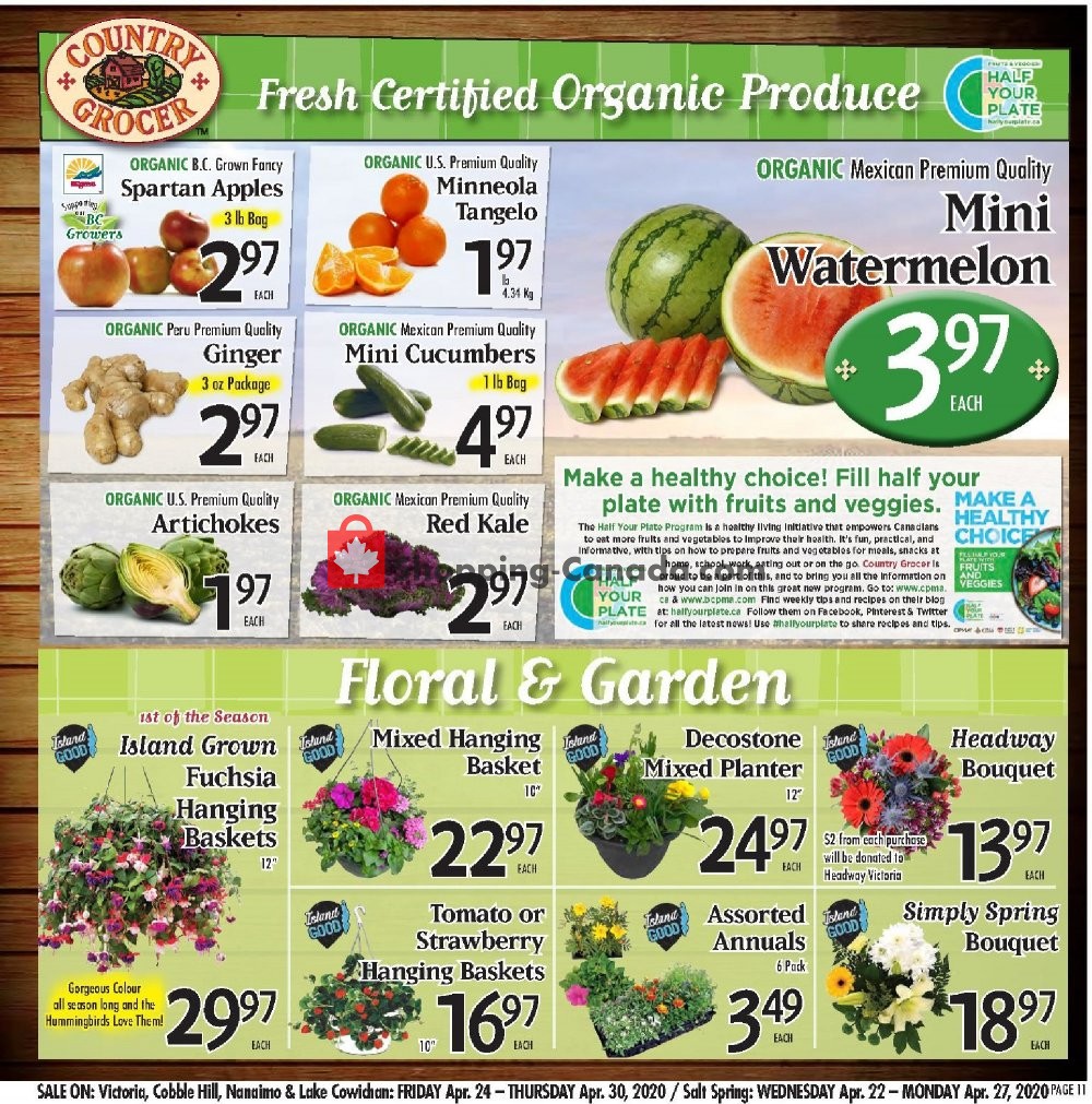 Country Grocer flyer from Friday April 24, 2020 to Thursday April 30, 2020 - page 11