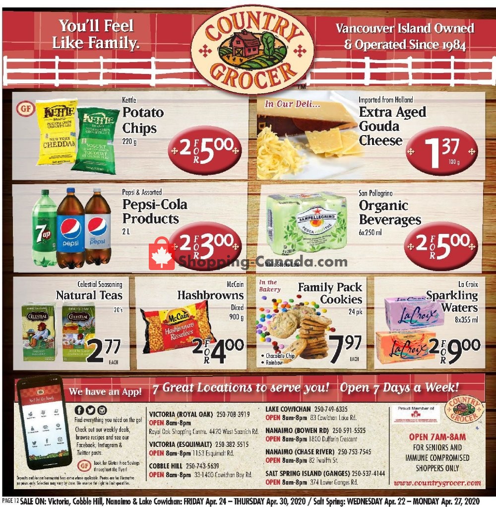 Country Grocer flyer from Friday April 24, 2020 to Thursday April 30, 2020 - page 12