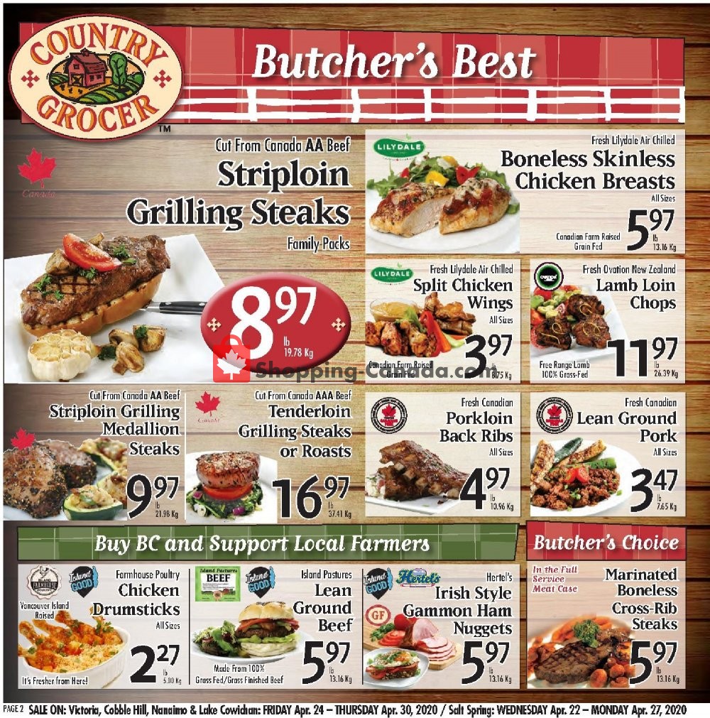 Country Grocer flyer from Friday April 24, 2020 to Thursday April 30, 2020 - page 2