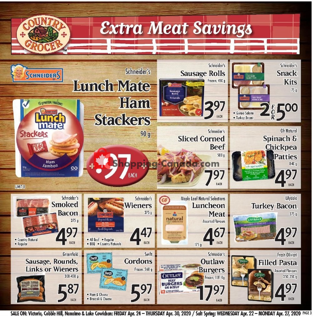 Country Grocer flyer from Friday April 24, 2020 to Thursday April 30, 2020 - page 3