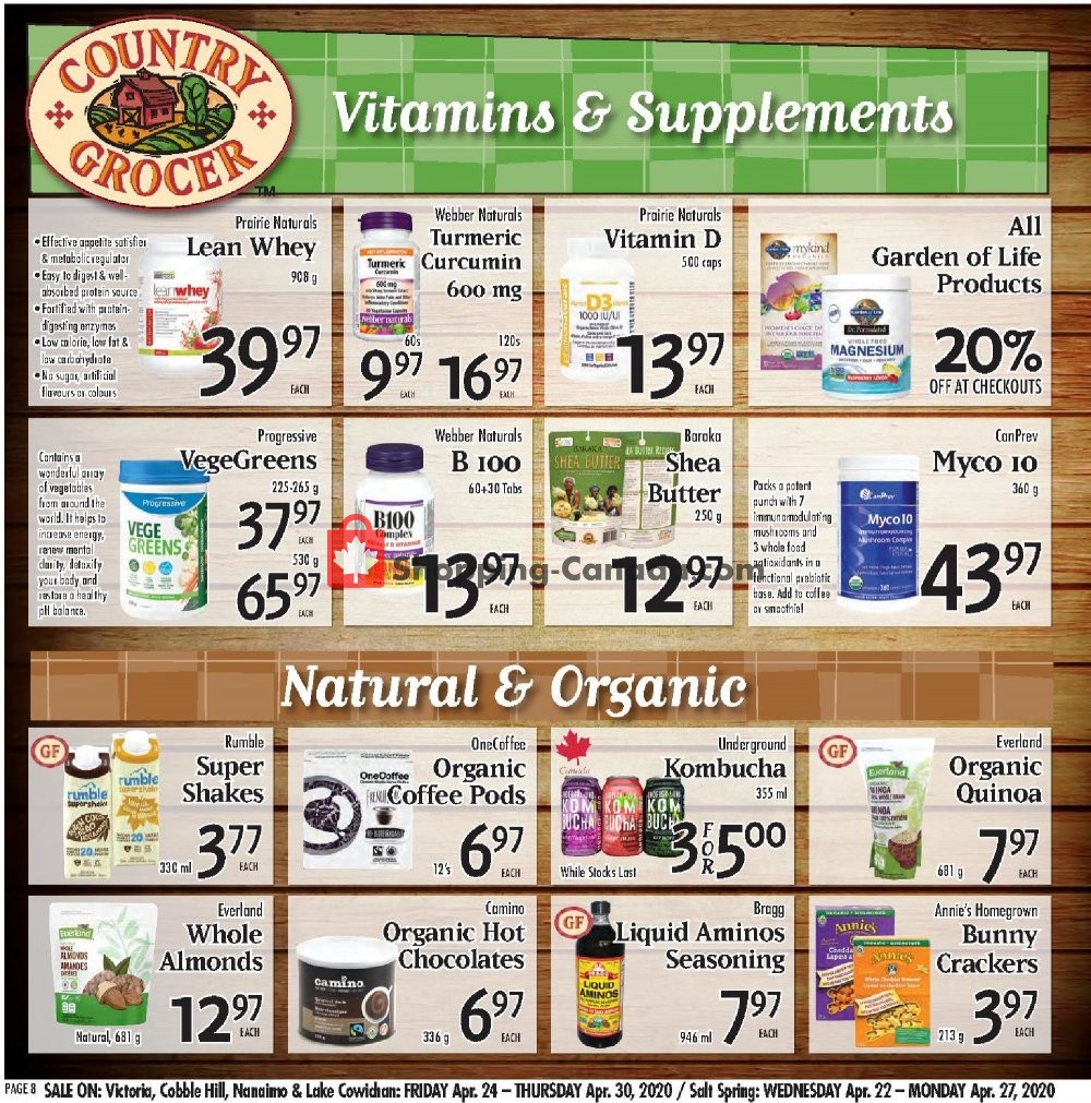 Country Grocer flyer from Friday April 24, 2020 to Thursday April 30, 2020 - page 8