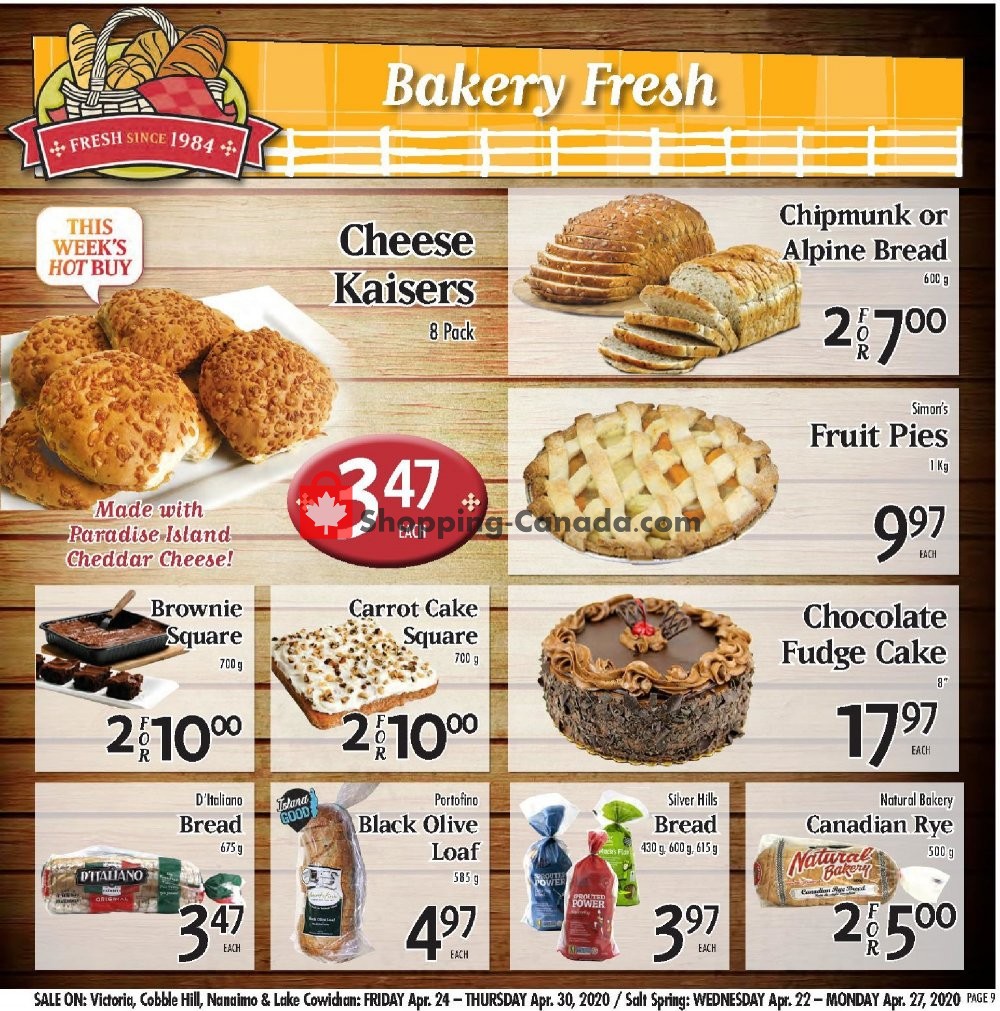 Country Grocer flyer from Friday April 24, 2020 to Thursday April 30, 2020 - page 9