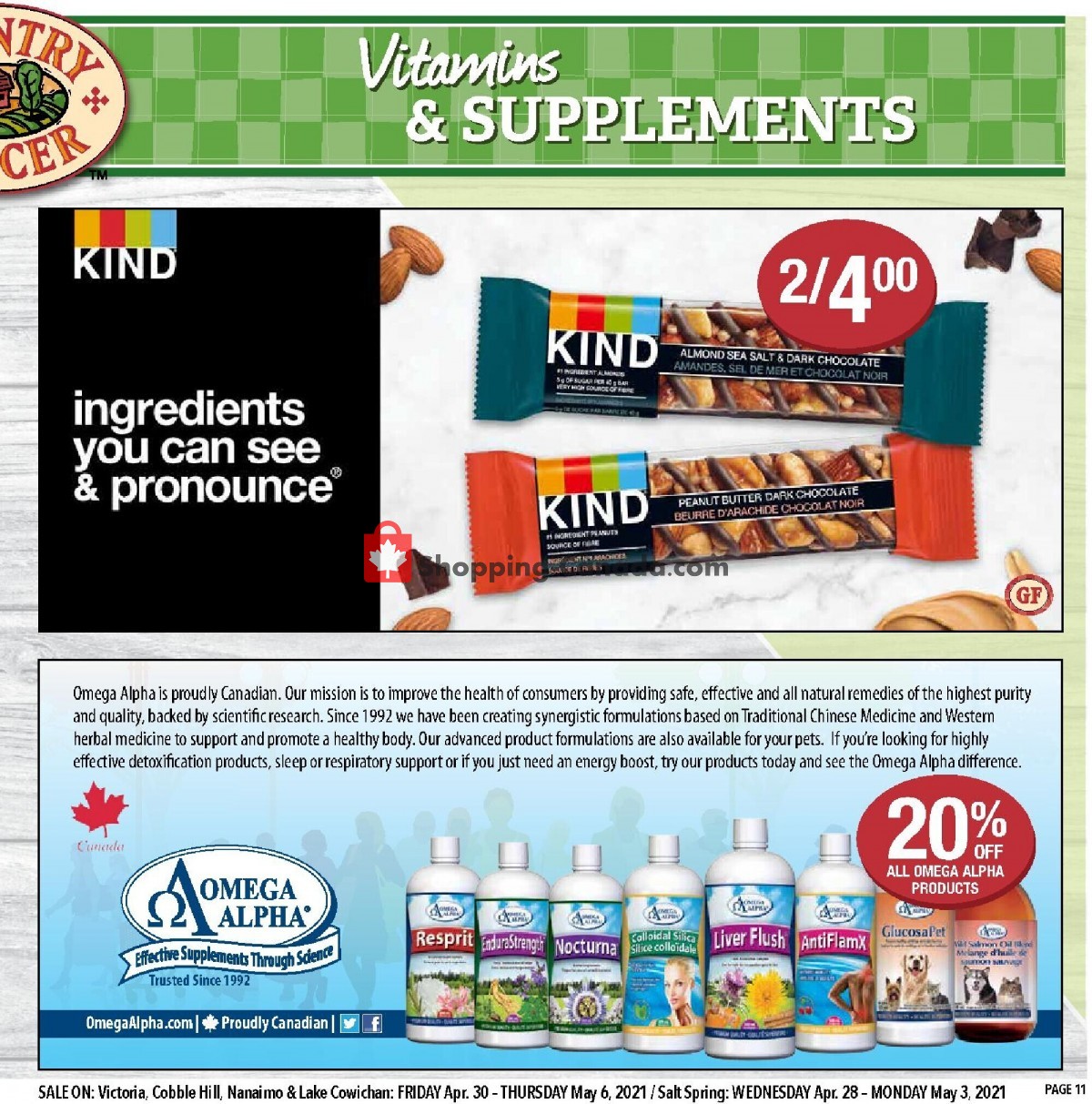 Country Grocer flyer from Friday April 30, 2021 to Thursday May 6, 2021 - page 11