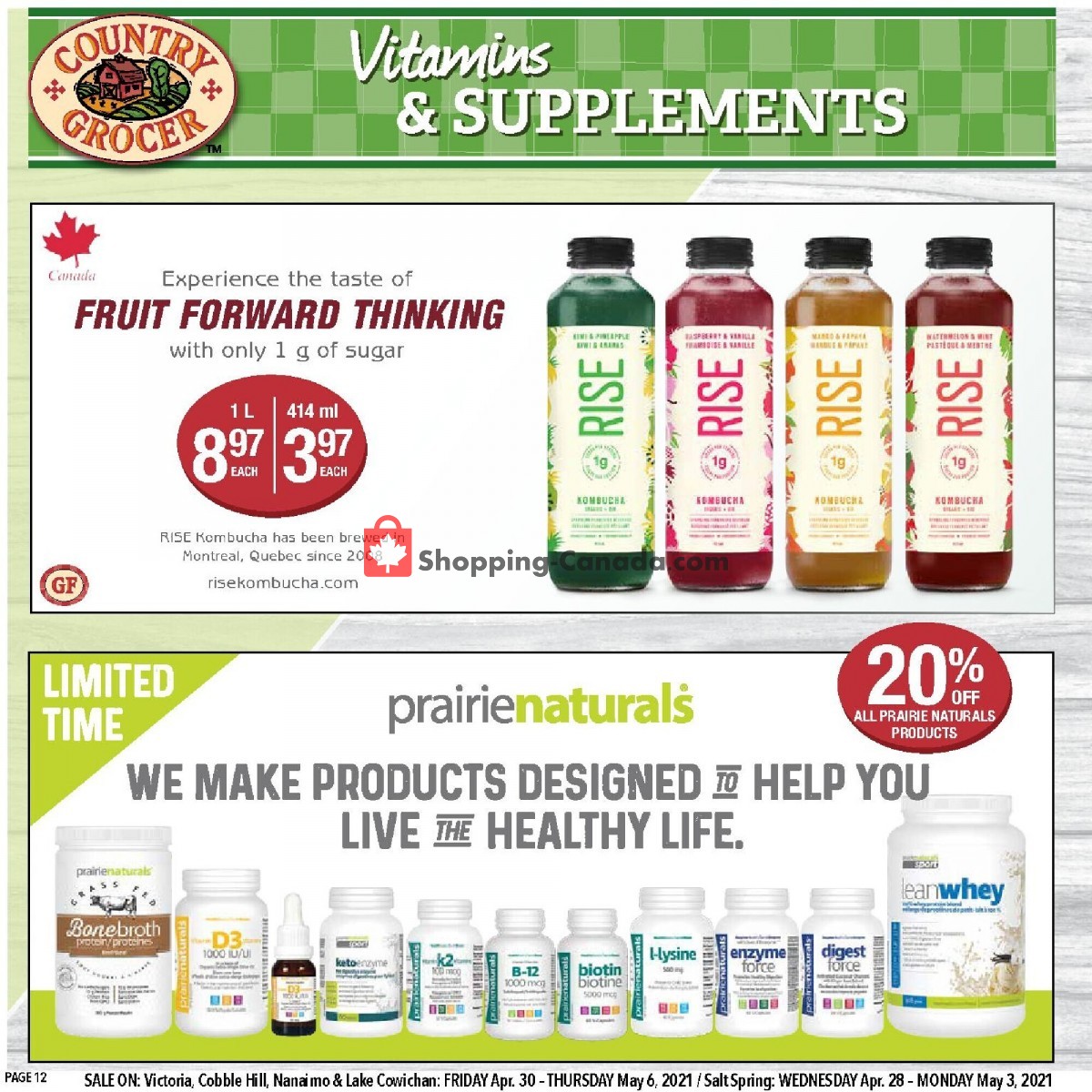 Country Grocer flyer from Friday April 30, 2021 to Thursday May 6, 2021 - page 12