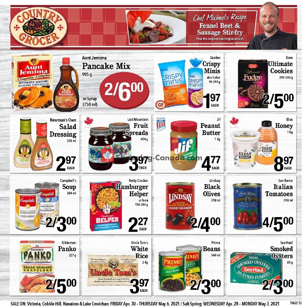 Country Grocer flyer from Friday April 30, 2021 to Thursday May 6, 2021 - page 13