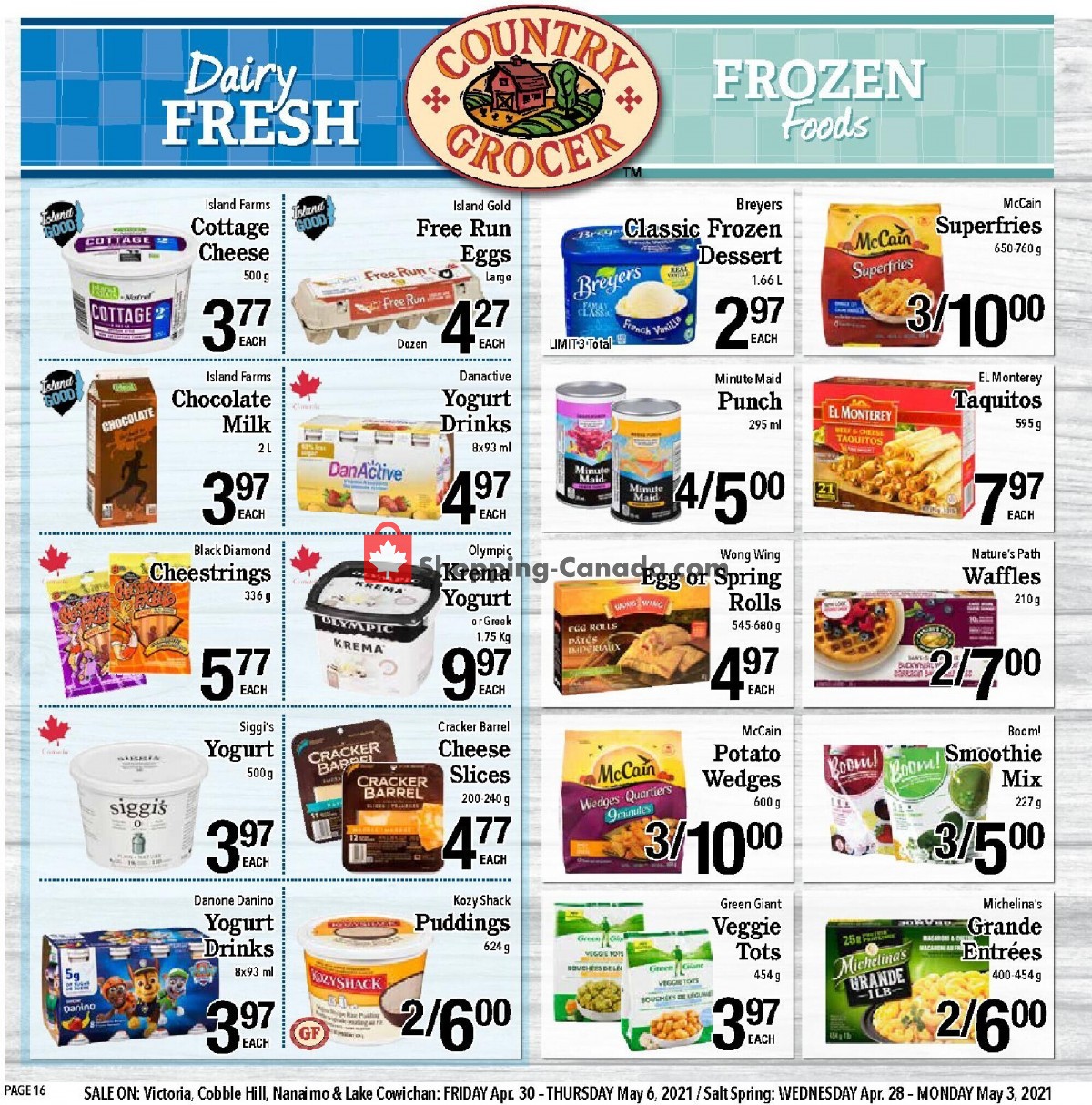 Country Grocer flyer from Friday April 30, 2021 to Thursday May 6, 2021 - page 16