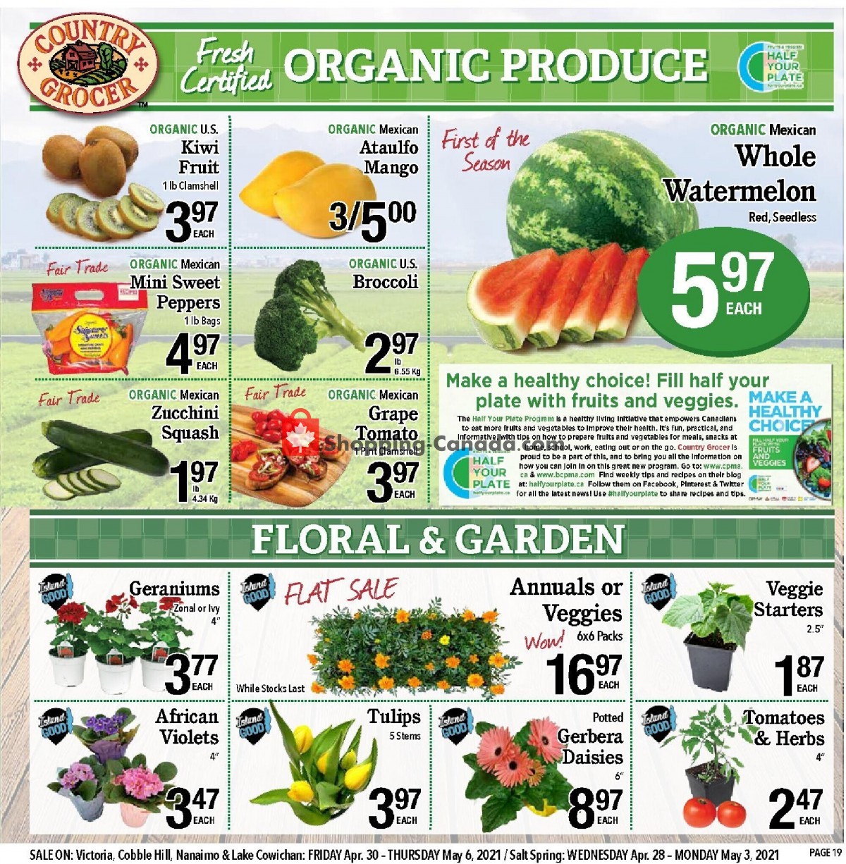 Country Grocer flyer from Friday April 30, 2021 to Thursday May 6, 2021 - page 19