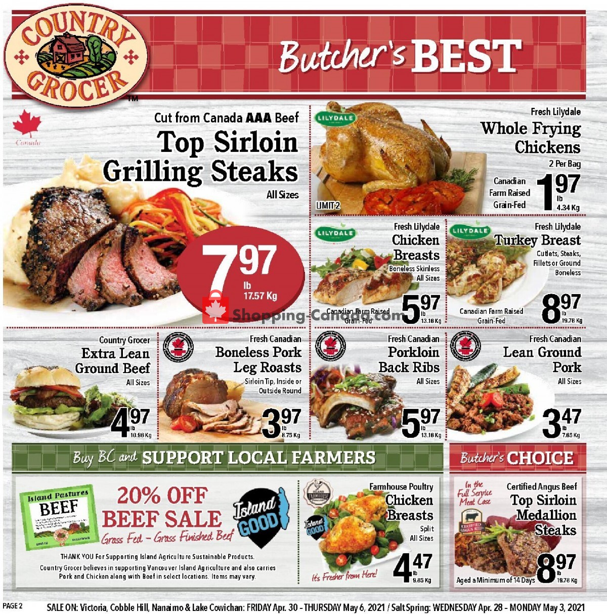 Country Grocer flyer from Friday April 30, 2021 to Thursday May 6, 2021 - page 2