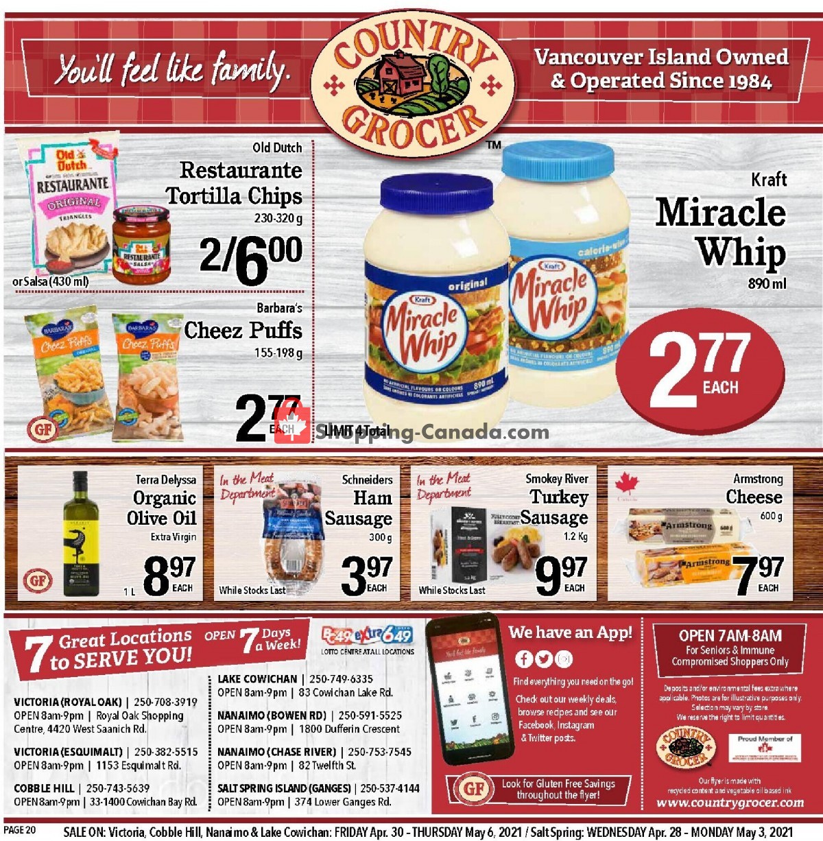 Country Grocer flyer from Friday April 30, 2021 to Thursday May 6, 2021 - page 20