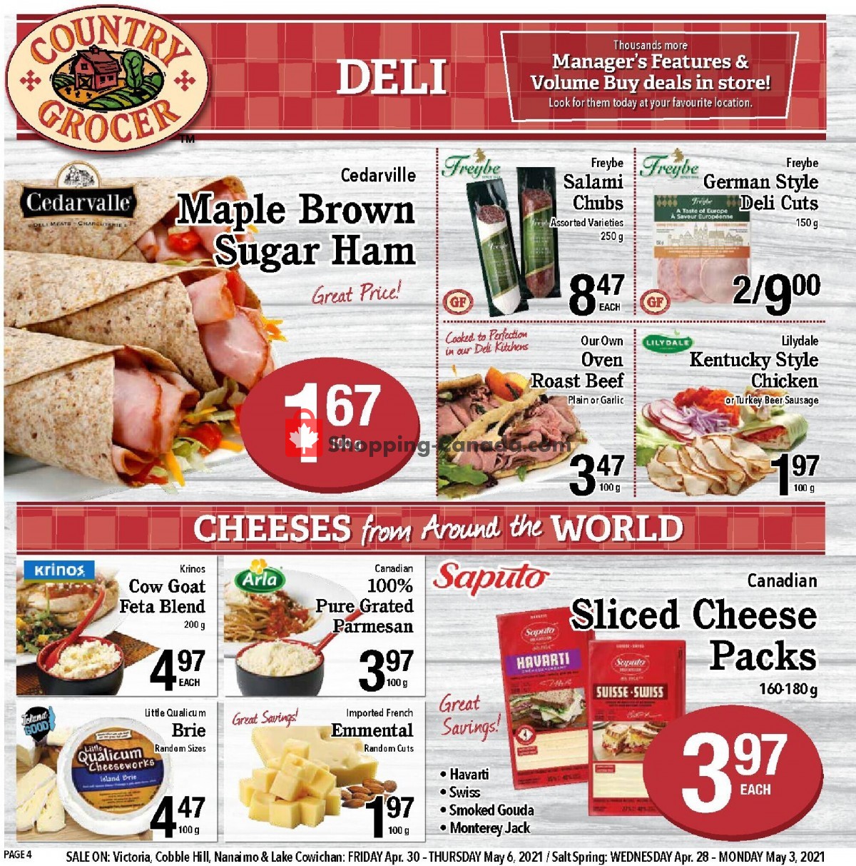 Country Grocer flyer from Friday April 30, 2021 to Thursday May 6, 2021 - page 4