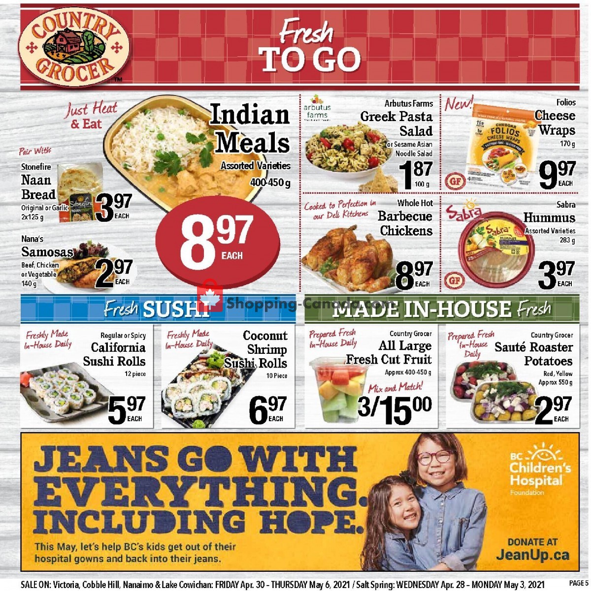 Country Grocer flyer from Friday April 30, 2021 to Thursday May 6, 2021 - page 5