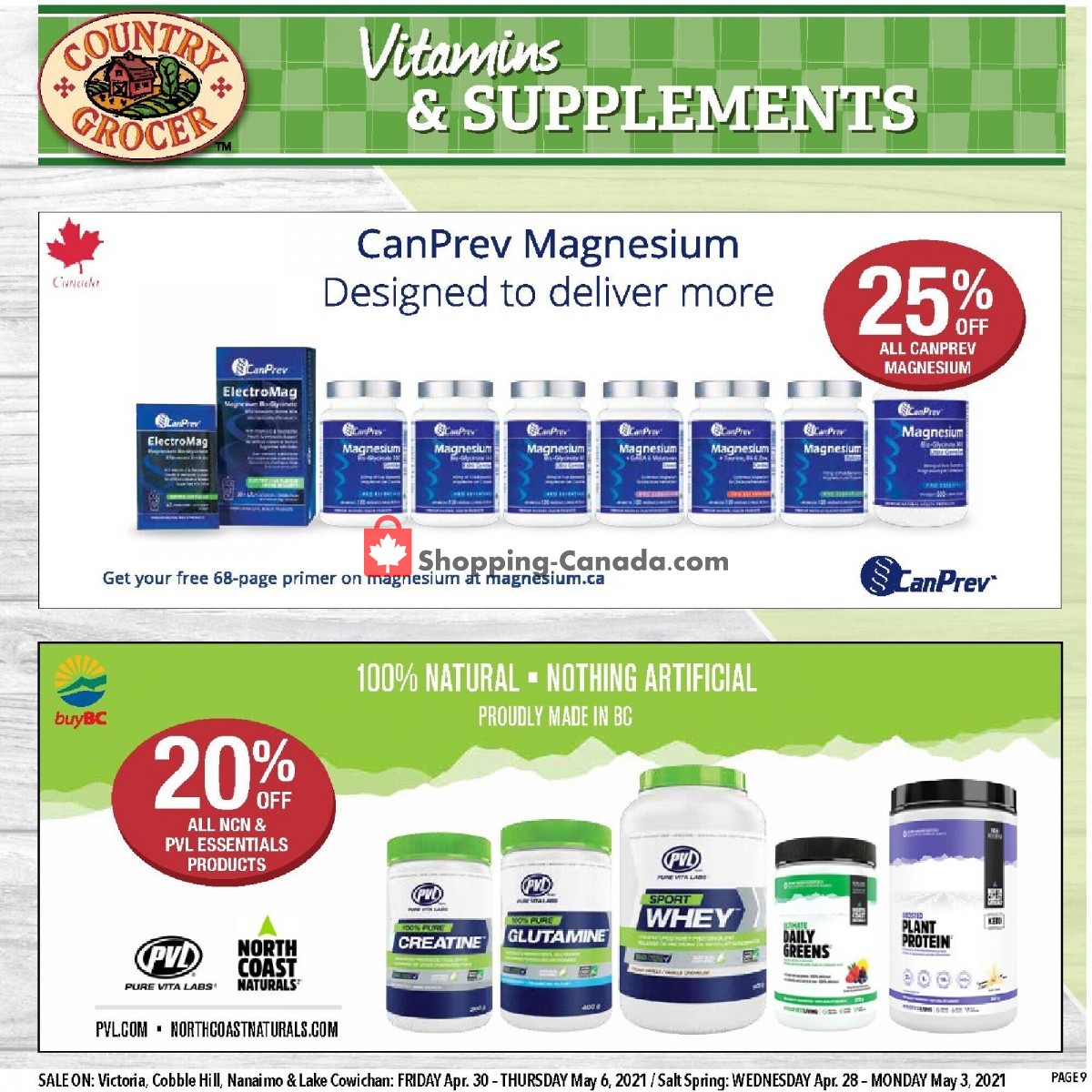 Country Grocer flyer from Friday April 30, 2021 to Thursday May 6, 2021 - page 9