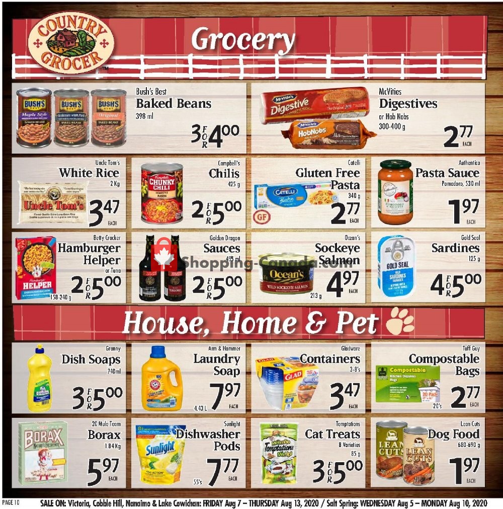 Country Grocer flyer from Friday August 7, 2020 to Thursday August 13, 2020 - page 10