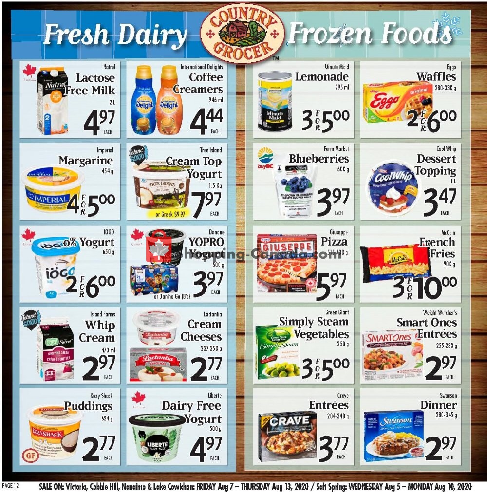 Country Grocer flyer from Friday August 7, 2020 to Thursday August 13, 2020 - page 12