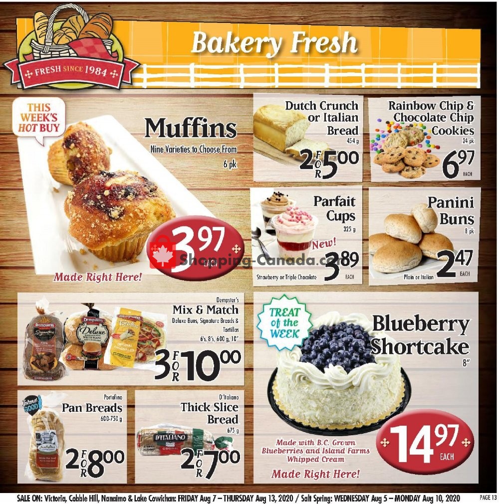 Country Grocer flyer from Friday August 7, 2020 to Thursday August 13, 2020 - page 13