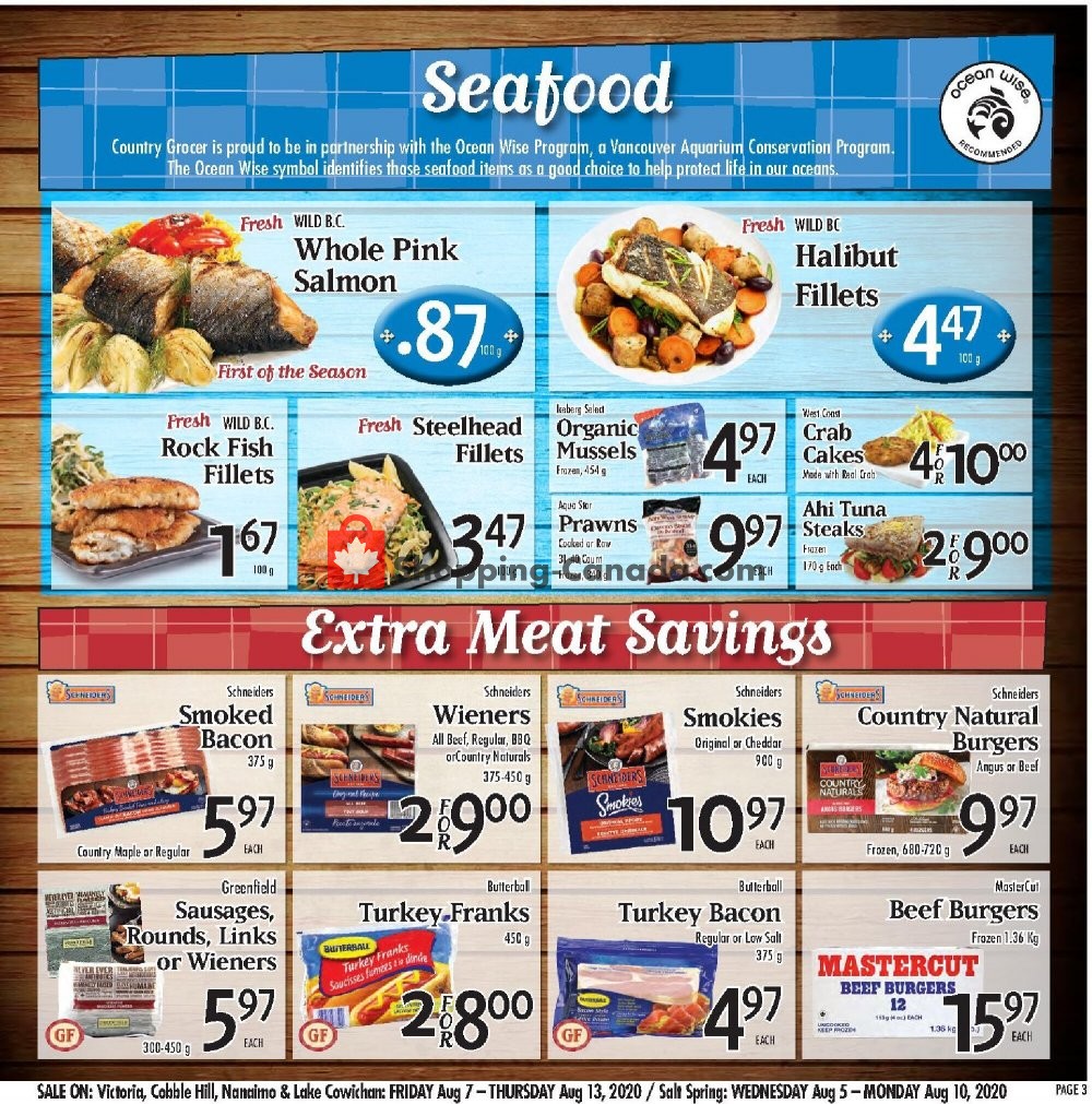 Country Grocer flyer from Friday August 7, 2020 to Thursday August 13, 2020 - page 3