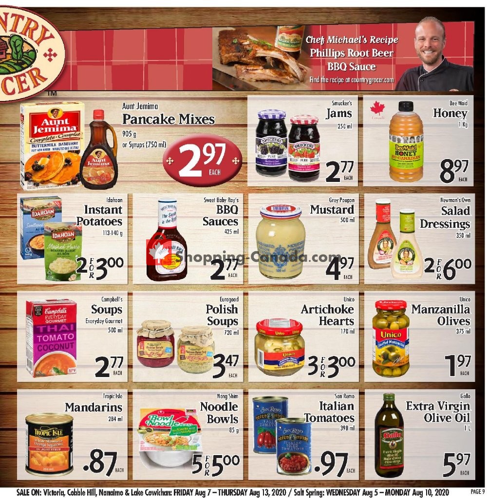 Country Grocer flyer from Friday August 7, 2020 to Thursday August 13, 2020 - page 9