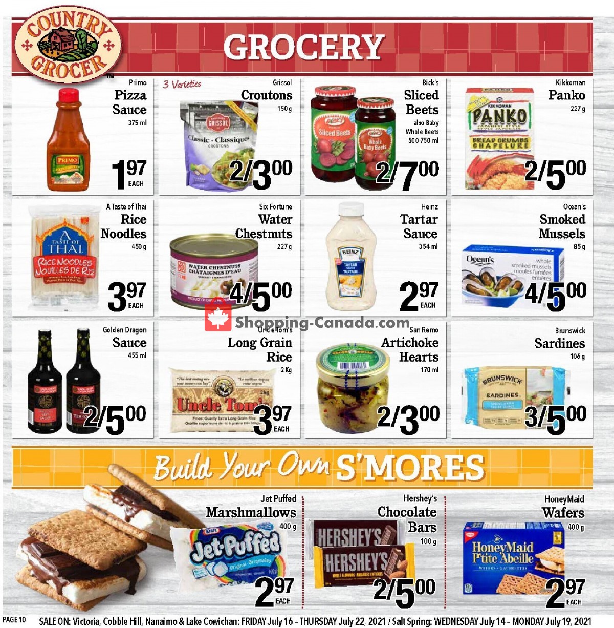 Country Grocer flyer from Friday July 16, 2021 to Thursday July 22, 2021 - page 10