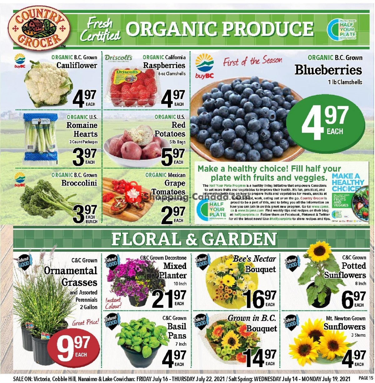 Country Grocer flyer from Friday July 16, 2021 to Thursday July 22, 2021 - page 15